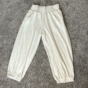 White Parachute Sweatpants